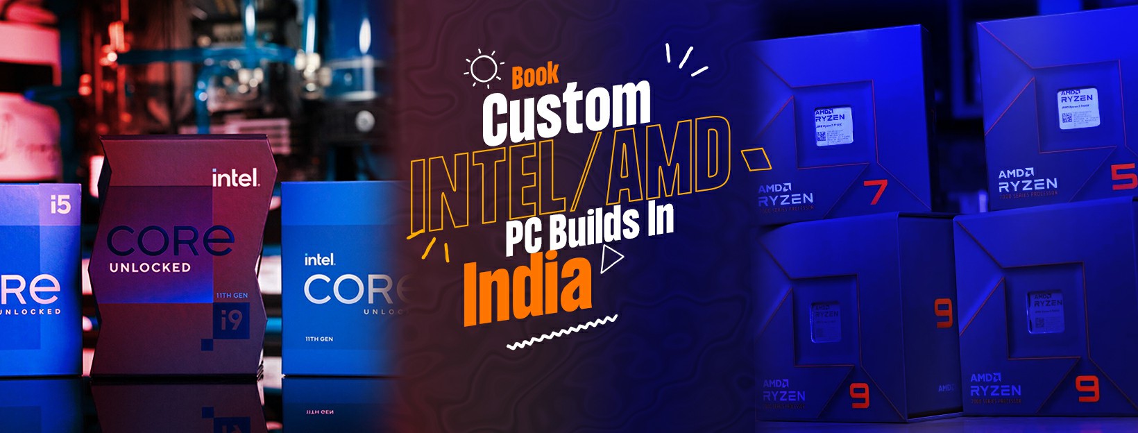 intel or amd custom pc build in india